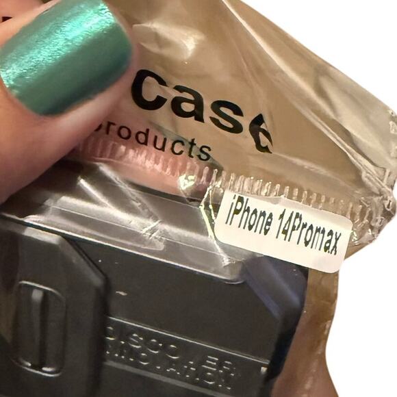 iPhone 14 Pro Max Military Grade Ring Holder Silver Case with Camera Lens Cover - Picture 10 of 10